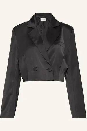 Gestuz Cropped-Blazer Yacminegz Aus Satin