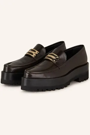 Victoria Beckham Plateau-Loafer braun