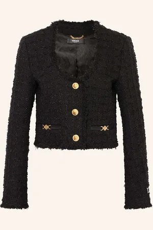 VERSACE Bouclé-Jacke