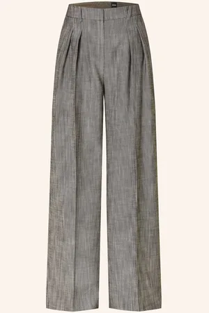 HUGO BOSS Marlenehose Tiana grau