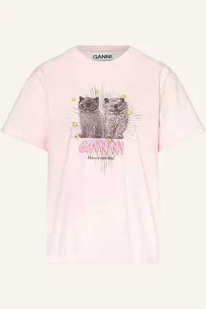 Ganni T-Shirt pink