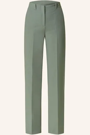 HUGO BOSS Marlenehose Hulana gruen