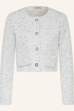 CocoVero Tweed-Janker Celine weiss
