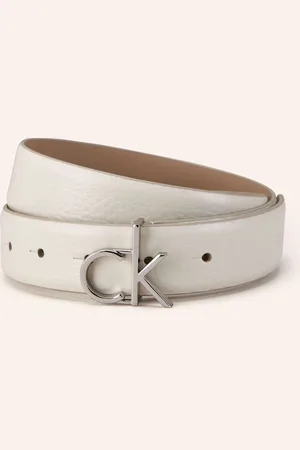 Calvin Klein Ledergürtel weiss