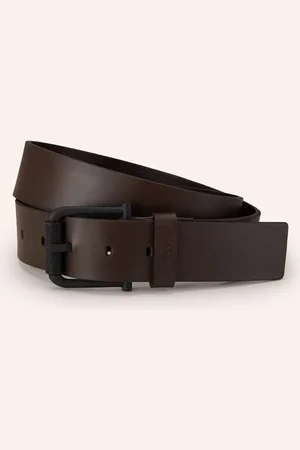 HUGO BOSS Ledergürtel Jax braun