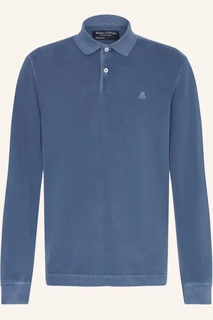 Marc O’ Polo Jersey-Poloshirt Regular Fit blau