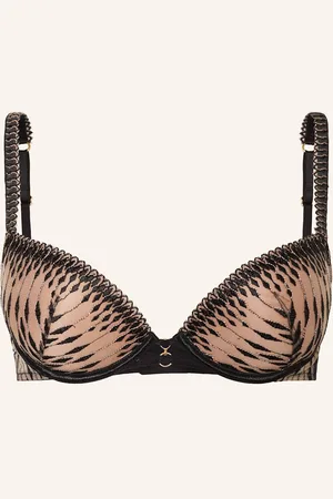 Aubade Push-Up-Bh Voodoo Kiss Mit Glitzergarn schwarz