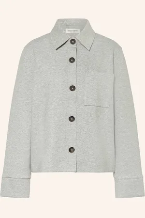 Marc O’ Polo Kastenjacke Aus Jersey grau
