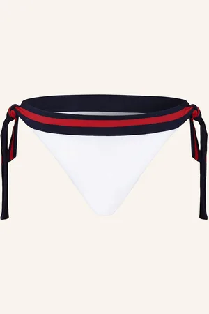 Vilebrequin Triangel-Bikini-Hose Solid Flamme weiss