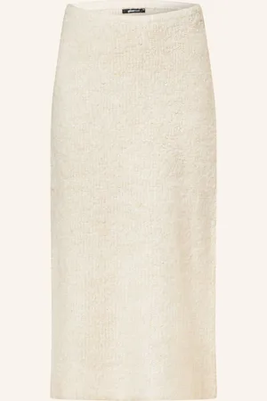Gina Tricot Strickrock weiss