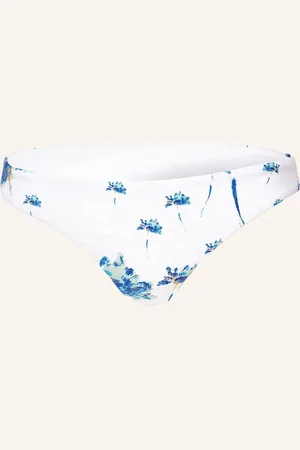 Vilebrequin Basic-Bikini-Hose Herbier Shiny Frise Mit Glitzergarn weiss