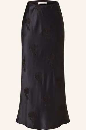 Dorothee Schumacher Satinrock Aus Seide blau