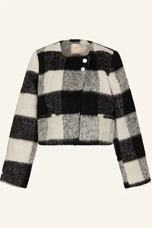 VILA Kastenjacke schwarz