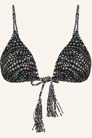Vilebrequin Triangel-Bikini-Top Pearl Luxe schwarz