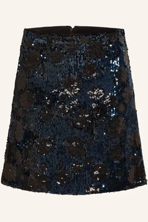 Dorothee Schumacher Rock Shimmering Attraction Mit Pailletten blau