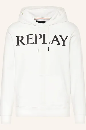 Replay Hoodie weiss