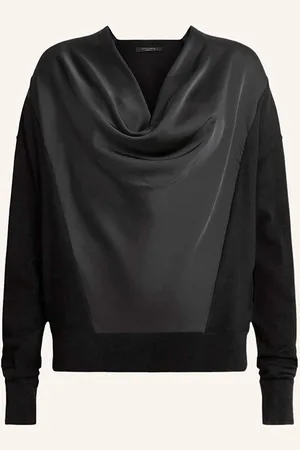 AllSaints Pullover Myra Im Materialmix
