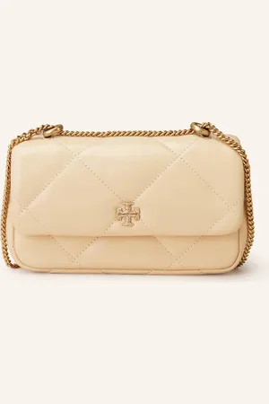 Tory Burch Umhängetasche Kira Mit Schmucksteinen beige