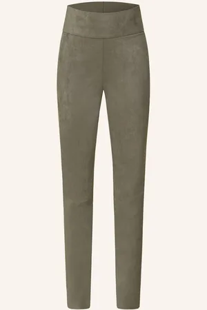 Juvia Leggings Elena In Lederoptik gruen