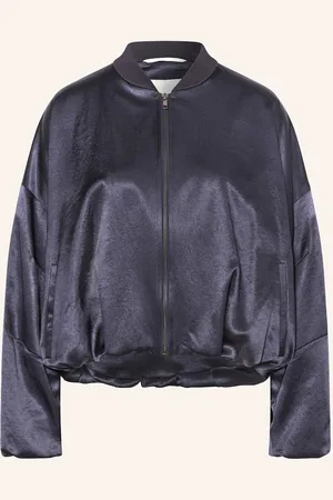 Drykorn Satin-Blouson Braddan blau