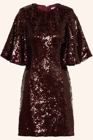 By Malina Paillettenkleid Yvette rot
