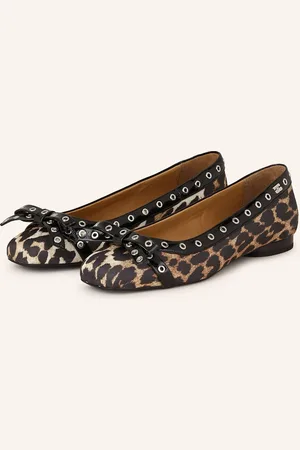 Ganni Ballerinas beige