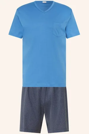 Mey Shorty-Schlafanzug Serie Micro Blue