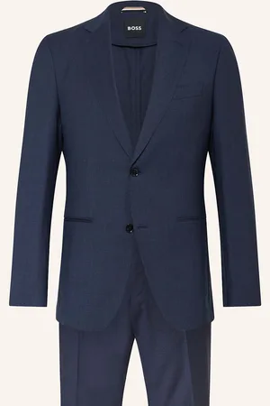 HUGO BOSS Anzug Huge Slim Fit blau