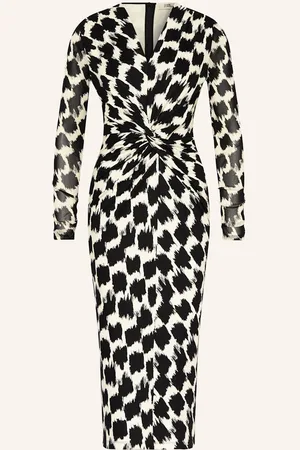 Diane von Furstenberg Jerseykleid Libra schwarz