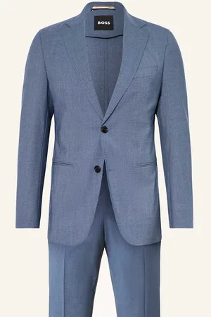 HUGO BOSS Anzug Huge Slim Fit blau