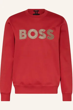 HUGO BOSS Sweatshirt Sharpe rot