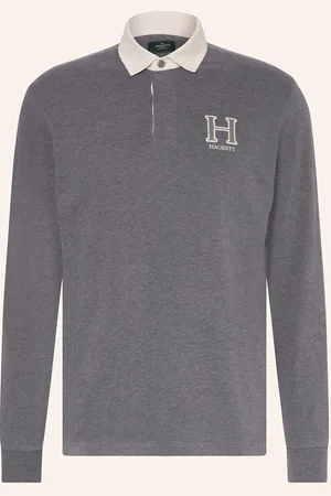 Hackett Rugbyshirt Heritage grau