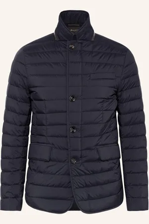 MOORER Lightweight-Daunenjacke Zavyer blau