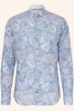 Colours & Sons Hemd Slim Fit blau
