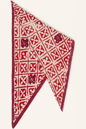 FRIENDLY HUNTING Dreieckstuch Aus Cashmere rot