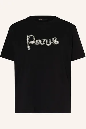 Maje T-Shirt Mit Schmuckperlen