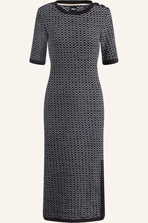 HUGO BOSS Strickkleid Etanah blau