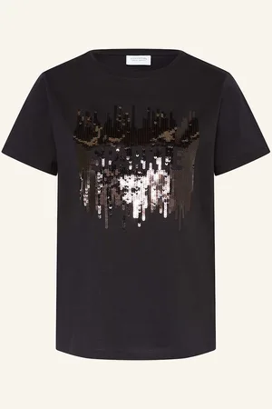 Comma, T-Shirt Mit Pailletten