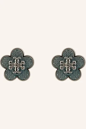 Tory Burch Ohrstecker Kira blau