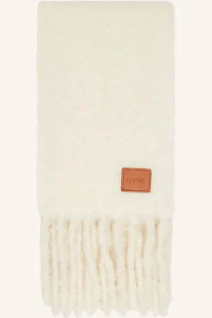 Loewe Mohair-Schal weiss