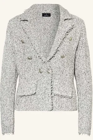 monari Blazer Mit Glitzergarn grau