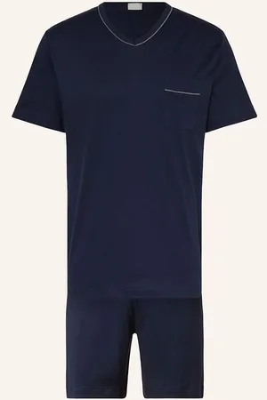 Mey Shorty-Schlafanzug Serie Pure Night blau