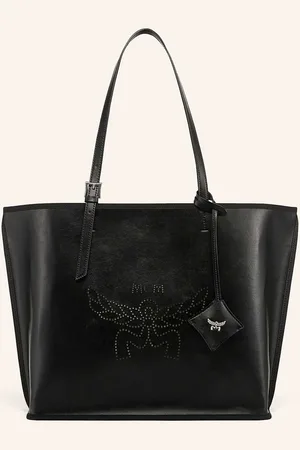 MCM Shopper Himmel Mit Pouch
