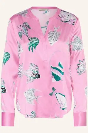 lilienfels Blusenshirt Aus Seide rosa