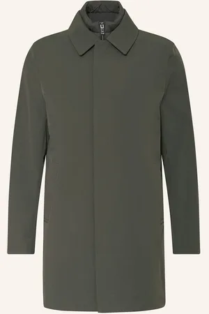 Reiss Mantel Logan Mit Herausnehmbarer Blende gruen