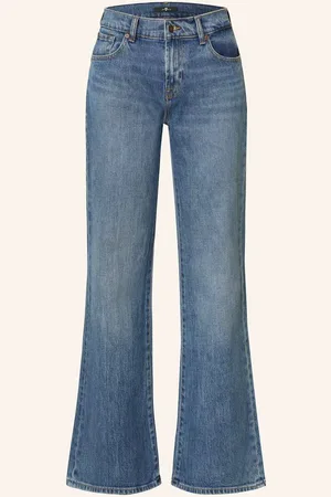 7 for all Mankind Flared Jeans Spencer blau