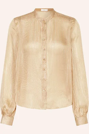 Frame Bluse Mit Glitzergarn beige
