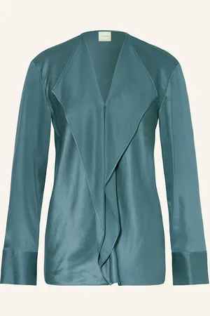 Calvin Klein Blusenshirt Aus Satin gruen