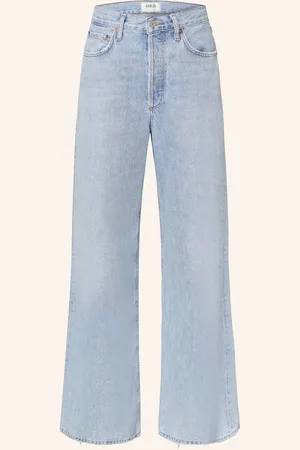 AGOLDE Straight Jeans Dame blau