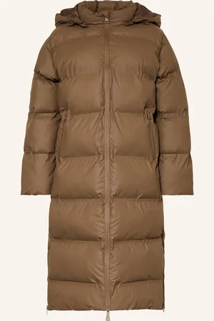 Neo Noir Steppmantel Viviana Mit Abnehmbarer Kapuze beige